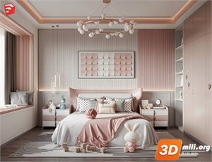 Children Room Scenes Skp FIles 